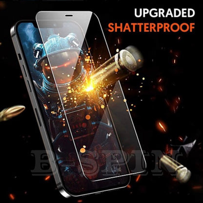2 X Screen Protector Tempered Glass Iphone 17 Air 16E 15 Pro Max 14 13 12 11 XR