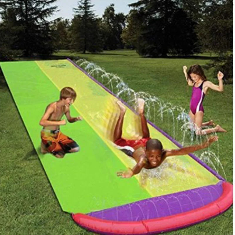 Summer Kids Inflatable Water Slide Outdoor Backyard Parent-Child Water Toys Games Center Backyard Pools Toys Children Water Park