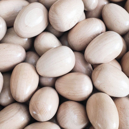 6Pc Wooden Egg Shakers Kids Musical Percussion Instruments Rhythm Rattle Toy Set