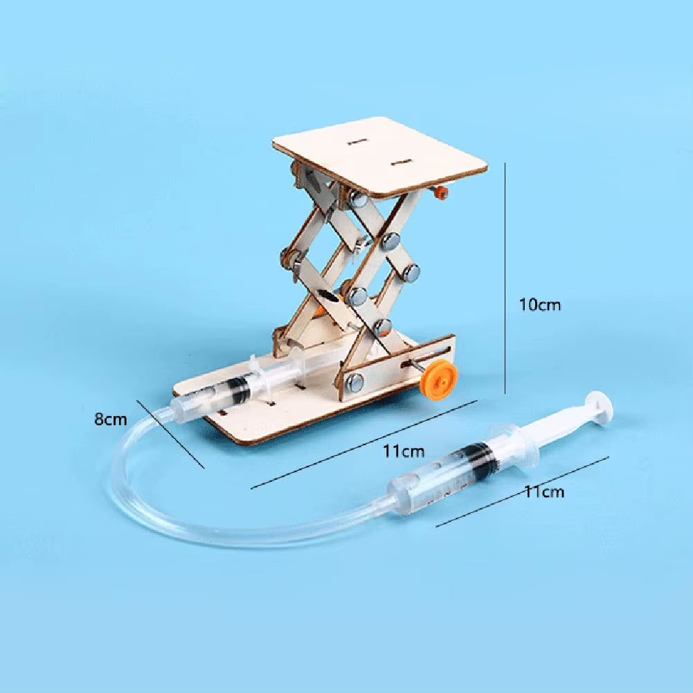 DIY Stem Toys for Children Educational Science Experiment Kit Electric Robot Wooden Puzzle Assembly Model Building for Kids