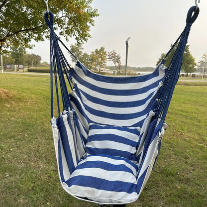 1Pc Leisure Fabric Hammock Chair Outdoor Swing Chair Hammock Dormitory Hammock Chair anti Rollover Hammock with Storage Bag